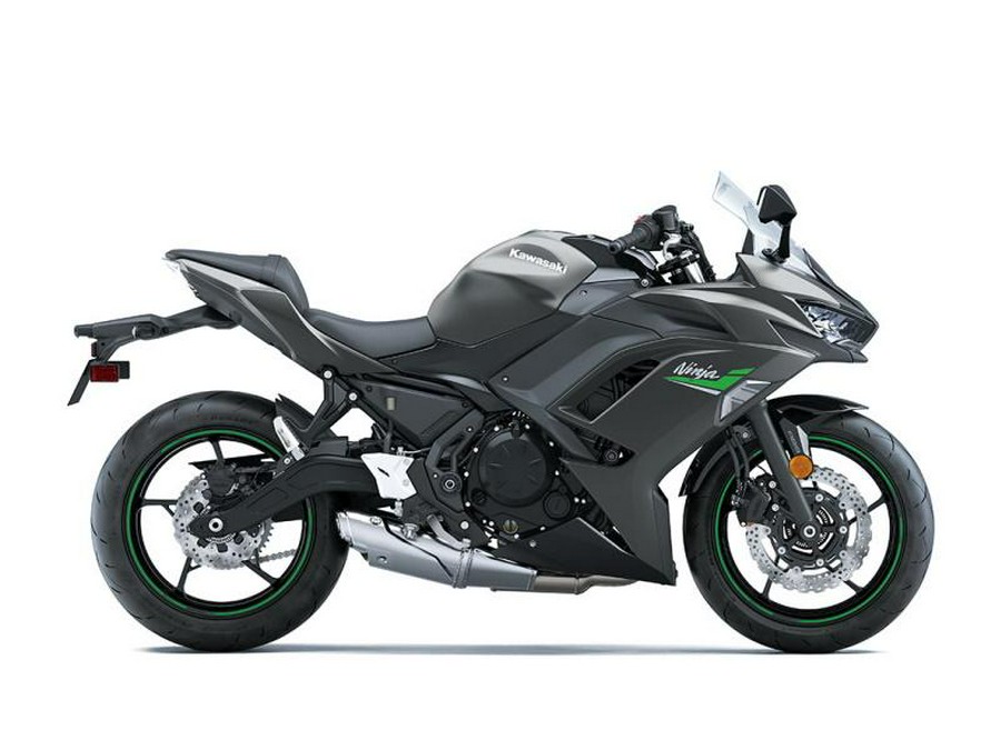 2024 Kawasaki Ninja® 650 Metallic Matte Graphenesteel Gray/Ebony