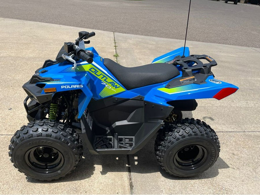 2024 Polaris Industries Outlaw® 70 EFI Velocity Blue / Lifted Lime