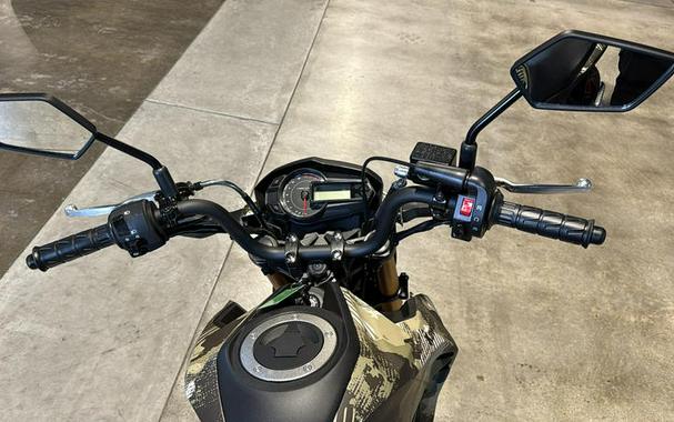 2025 Kawasaki Z125 PRO Cypher Camo Beige