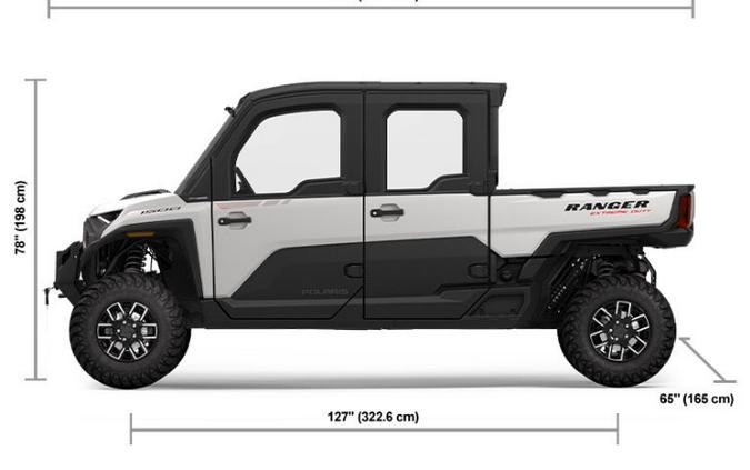 2025 Polaris Industries RANGER CREW XD 1500 NORTHSTAR ULTIMATE WHITE METALLIC SMOKE