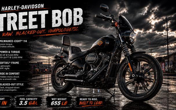 2023 HARLEY-DAVIDSON FXBBS STREET BOB 114 - C037243