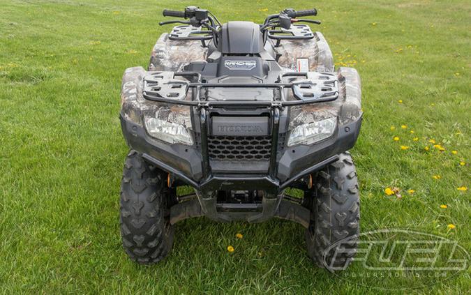 2025 Honda FourTrax Rancher 4X4 Truetimber Atera Camo