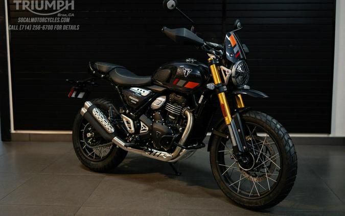 2026 Triumph Scrambler 400 XC Storm Grey