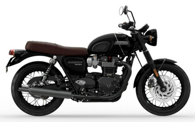 2023 Triumph Bonneville T120 Black Sapphire Black / Matte Sapph