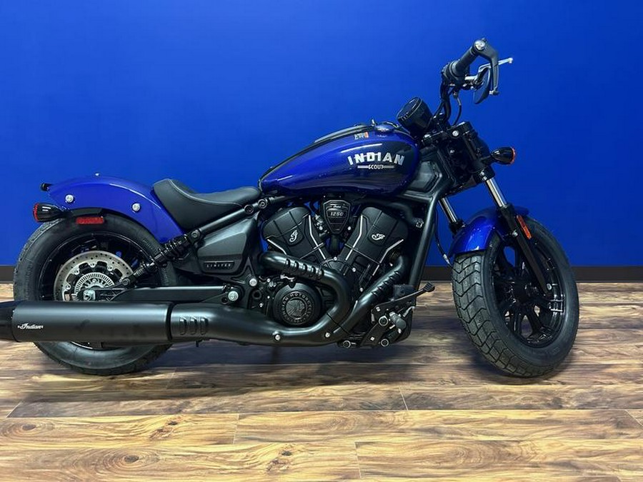 2025 Indian Motorcycle® Scout® Bobber Limited +Tech Spirit Blue Metallic