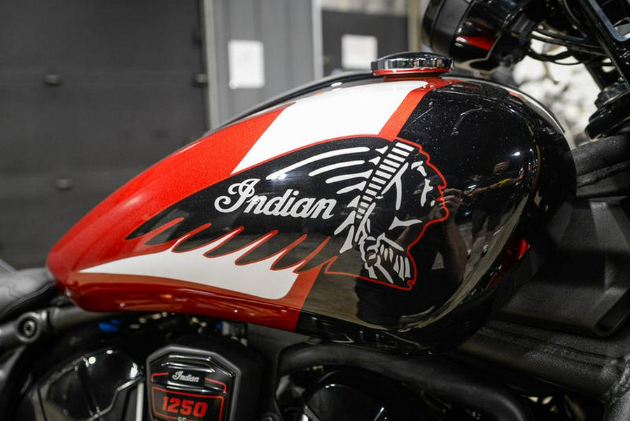 2025 Indian Motorcycle® 101 Scout® Sunset Red Metallic with Graphics