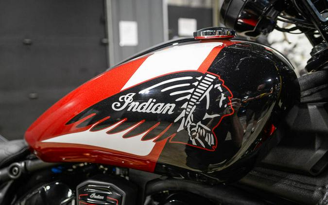 2025 Indian Motorcycle® 101 Scout® Sunset Red Metallic with Graphics