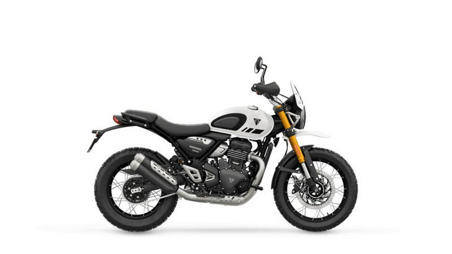 2026 Triumph Scrambler 400 XC Vanilla White
