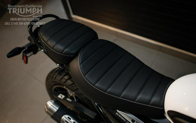 2026 Triumph Scrambler 400 XC Vanilla White