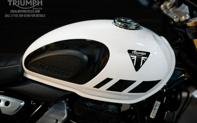 2026 Triumph Scrambler 400 XC Vanilla White