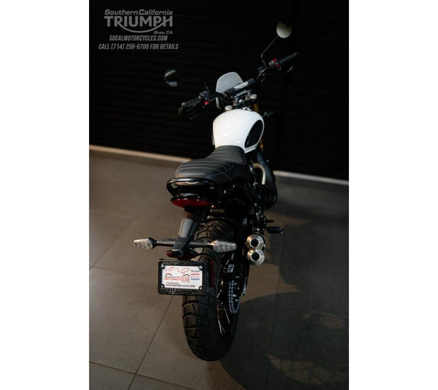 2026 Triumph Scrambler 400 XC Vanilla White