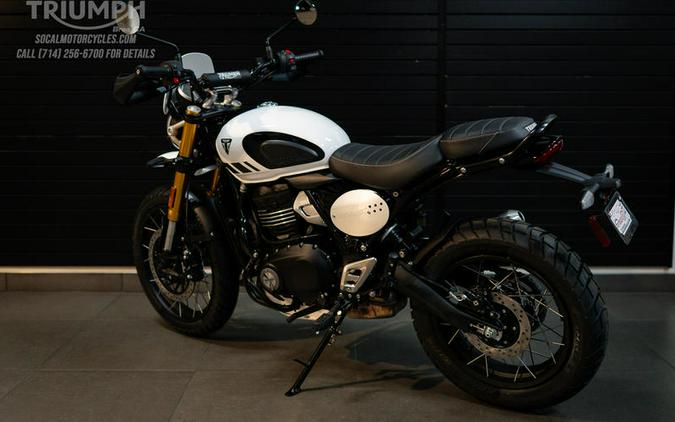 2026 Triumph Scrambler 400 XC Vanilla White