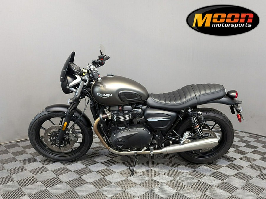 2019 Triumph Street Twin Matt Ironstone