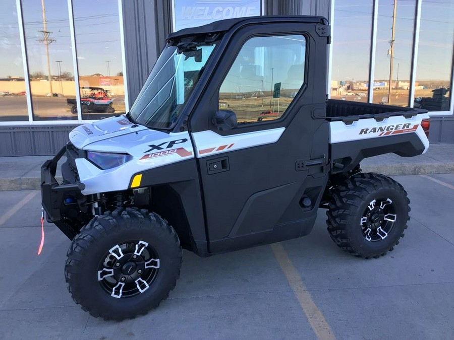 2023 Polaris Industries RANGER XP 1000 NorthStar Trail Boss Ghost White/Perf Red - RIDE COMMAND Package