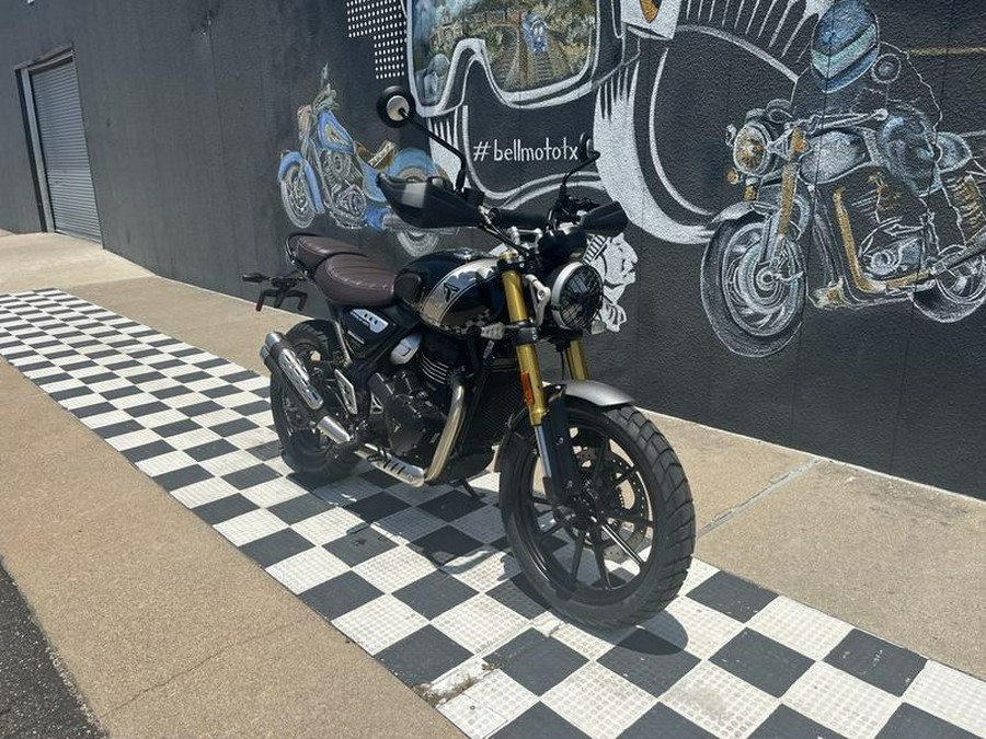 2024 Triumph Scrambler 400 X Phantom Black / Silver Ice