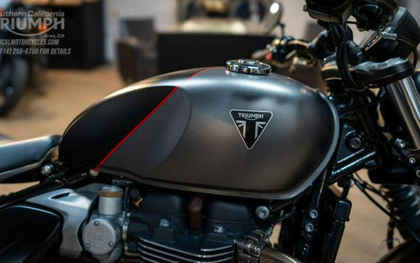 2026 Triumph Bonneville Bobber Satin Mineral Grey/Satin Sapphire Black