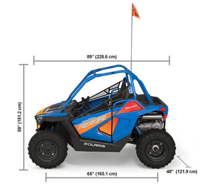 2023 Polaris® RZR 200 EFI Troy Lee Designs Edition