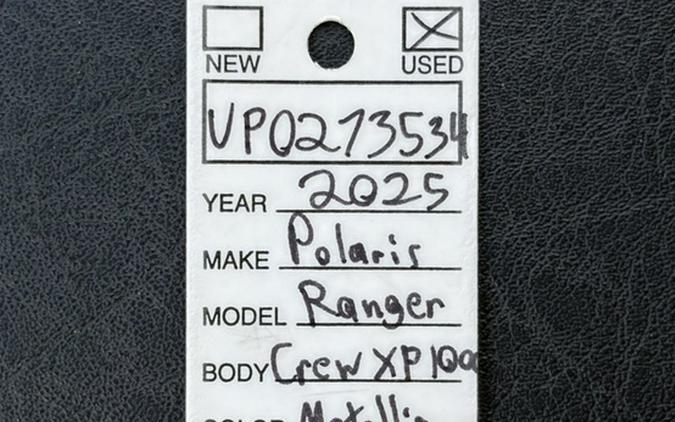 2025 Polaris Ranger Crew XP 1000 Premium