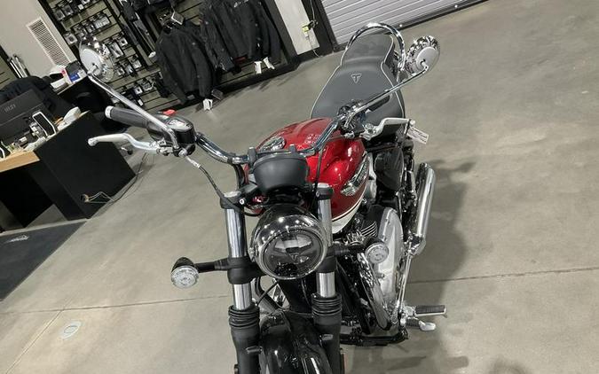 2026 Triumph Bonneville Speedmaster Carnival red