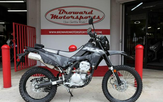 2024 Kawasaki KLX300 Cypher Camo Gray