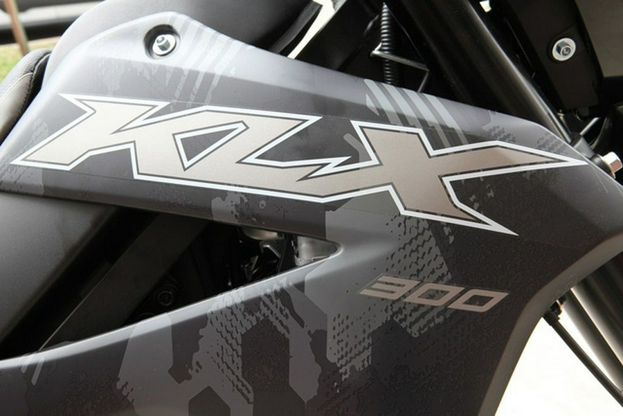 2024 Kawasaki KLX300 Cypher Camo Gray