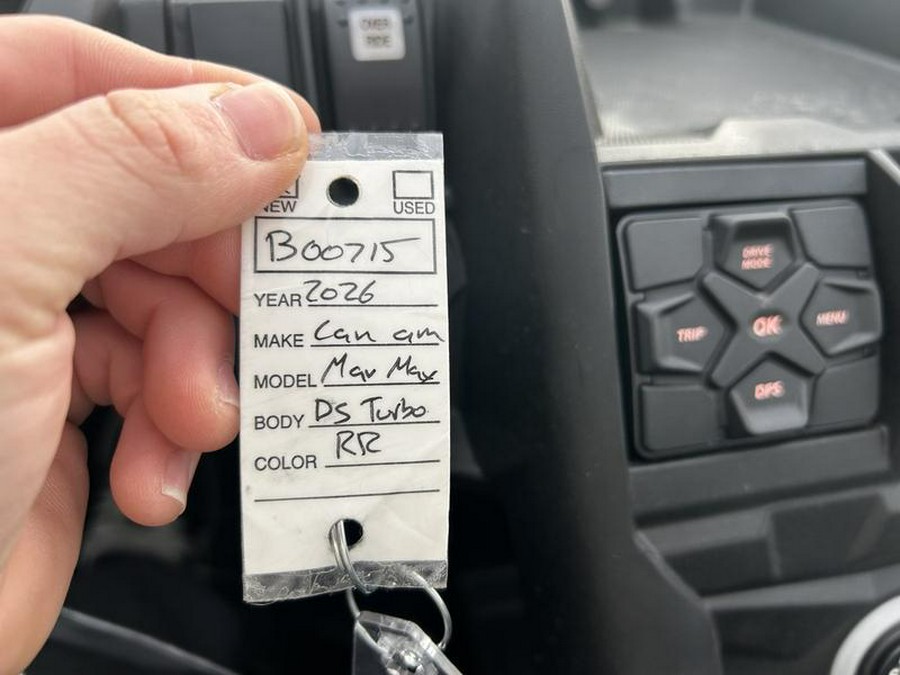 2026 Can-Am® Maverick X3 MAX DS Turbo RR Scandi Blue & Orange Crush