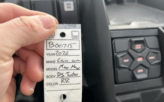 2026 Can-Am® Maverick X3 MAX DS Turbo RR Scandi Blue & Orange Crush