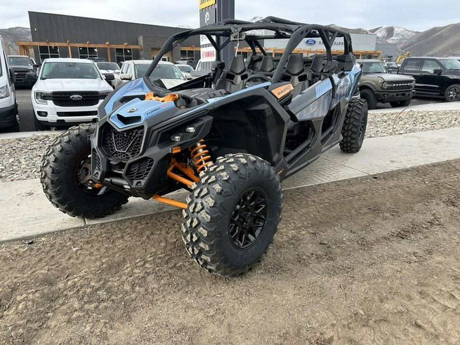 2026 Can-Am® Maverick X3 MAX DS Turbo RR Scandi Blue & Orange Crush