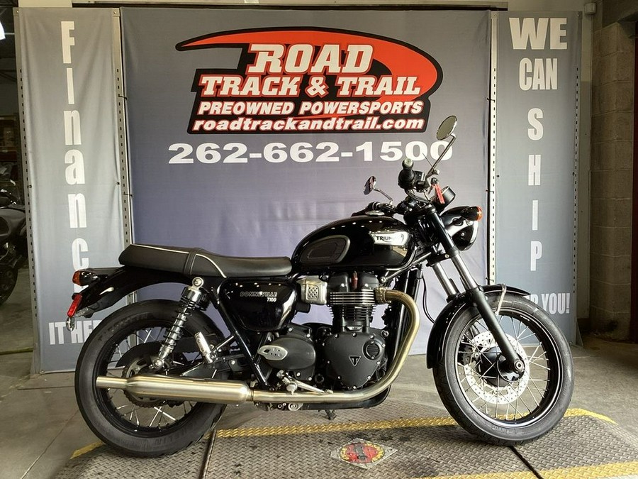 2022 Triumph Bonneville T100 Jet Black