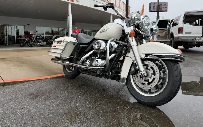 2008 Harley-Davidson® Police Road King® Birch White