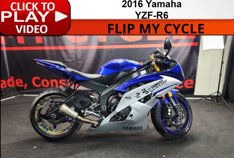 2016 Yamaha YZF-R6