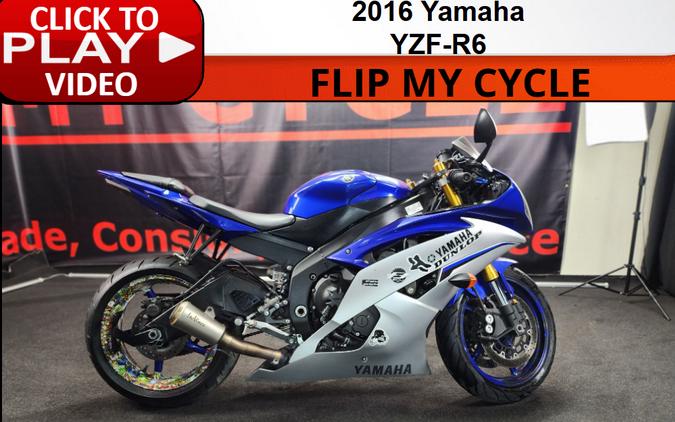 2016 Yamaha YZF-R6