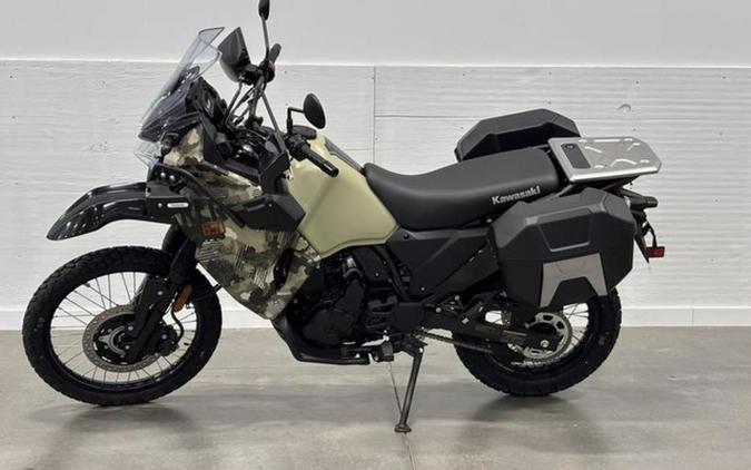2026 Kawasaki KLR650 Adventure ABS Cypher Camo Beige
