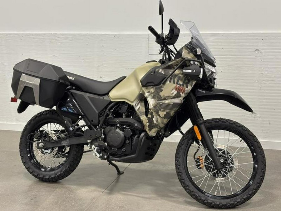 2026 Kawasaki KLR®650 Adventure ABS Cypher Camo Beige