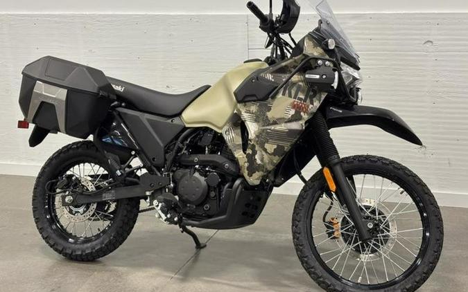 2026 Kawasaki KLR®650 Adventure ABS Cypher Camo Beige