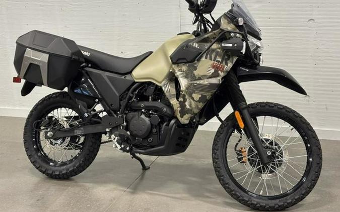 2026 Kawasaki KLR650 Adventure ABS Cypher Camo Beige