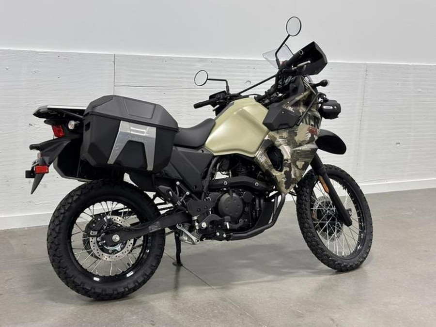 2026 Kawasaki KLR®650 Adventure ABS Cypher Camo Beige