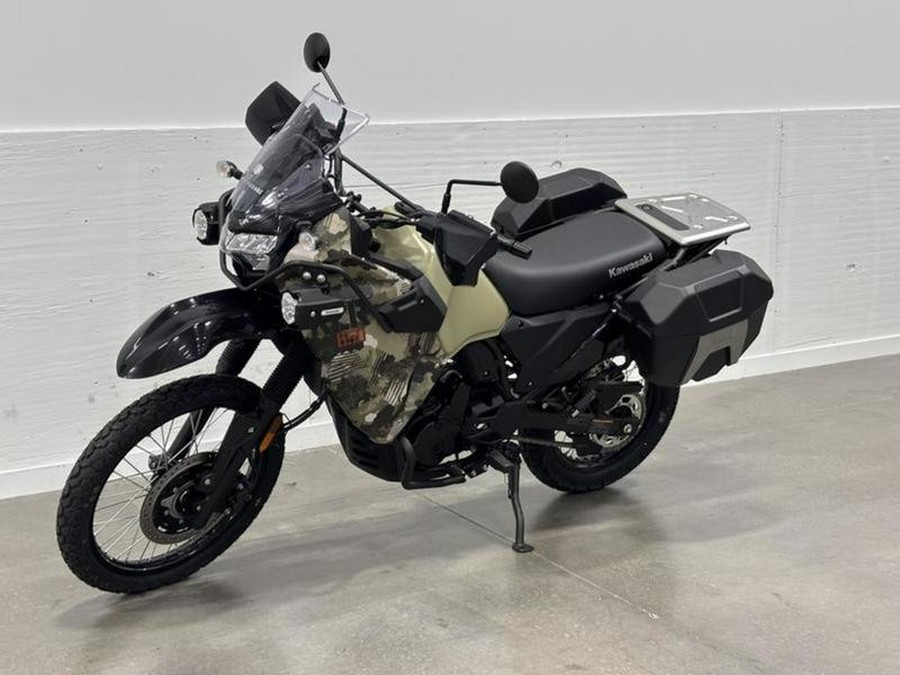 2026 Kawasaki KLR®650 Adventure ABS Cypher Camo Beige