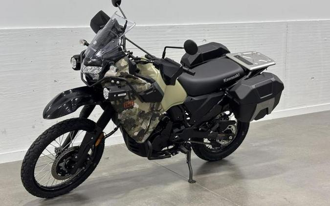 2026 Kawasaki KLR®650 Adventure ABS Cypher Camo Beige