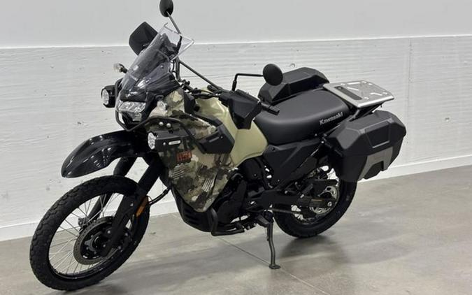 2026 Kawasaki KLR650 Adventure ABS Cypher Camo Beige