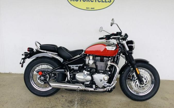 2023 Triumph Bonneville Speedmaster Chrome Edition Diablo Red