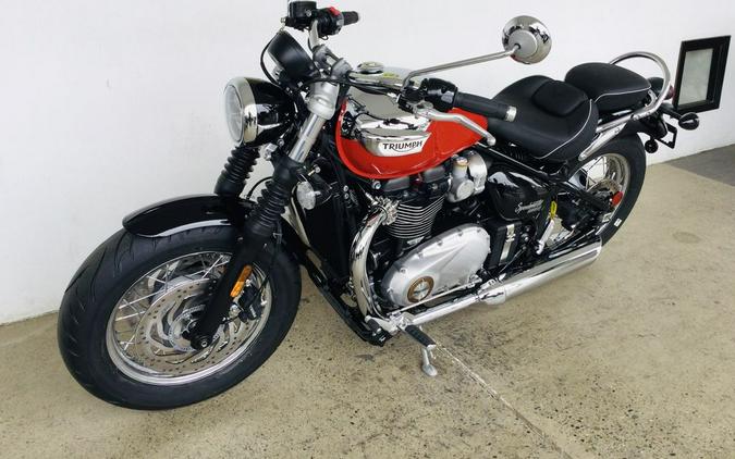 2023 Triumph Bonneville Speedmaster Chrome Edition Diablo Red