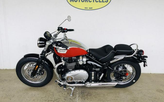 2023 Triumph Bonneville Speedmaster Chrome Edition Diablo Red