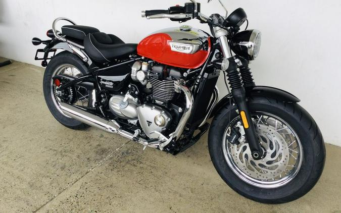 2023 Triumph Bonneville Speedmaster Chrome Edition Diablo Red