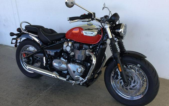 2023 Triumph Bonneville Speedmaster Chrome Edition Diablo Red