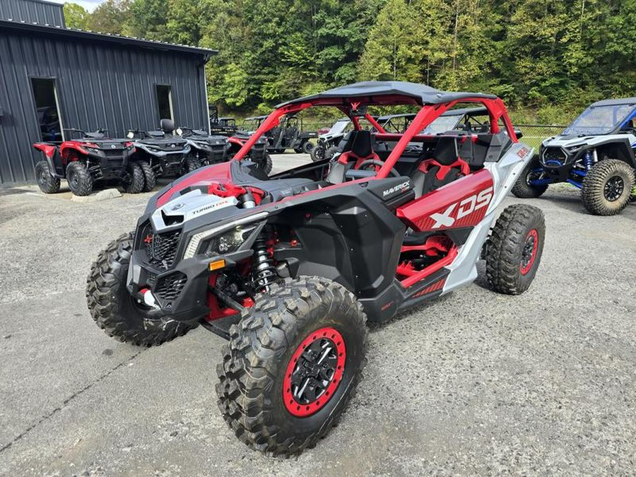 2025 Can-Am® Maverick X3 X DS Turbo RR With Smart-Shox Fiery Red & Hyper Silver