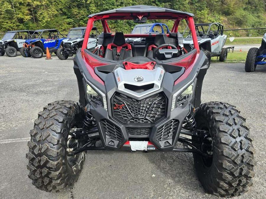 2025 Can-Am® Maverick X3 X DS Turbo RR With Smart-Shox Fiery Red & Hyper Silver