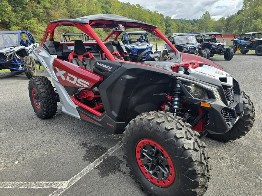 2025 Can-Am® Maverick X3 X DS Turbo RR With Smart-Shox Fiery Red & Hyper Silver