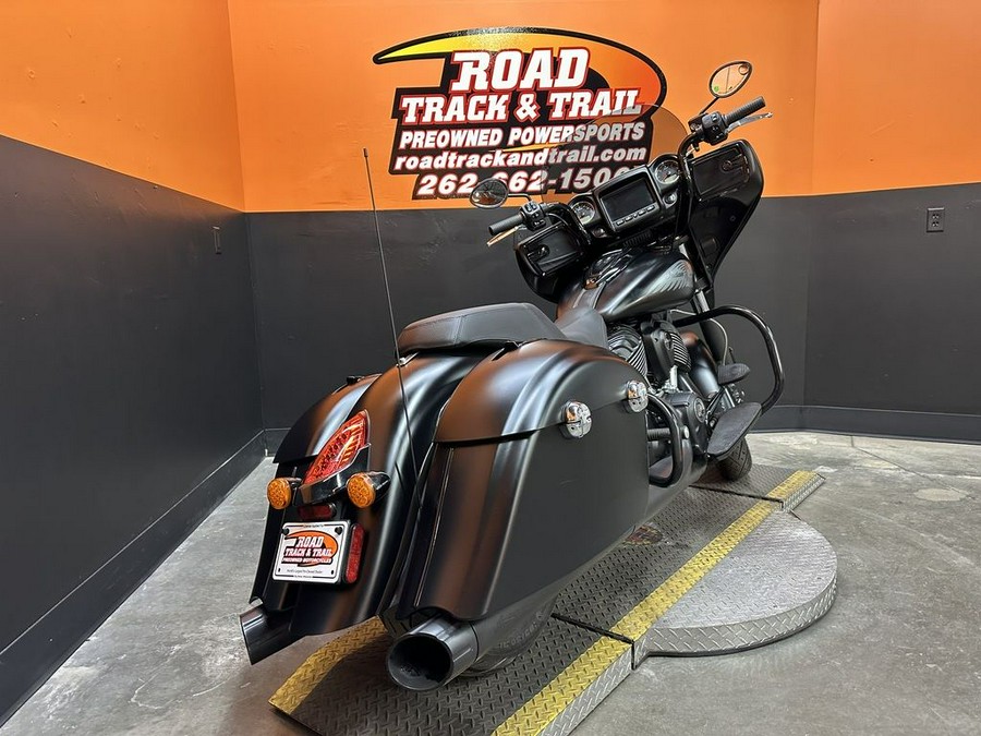 2018 Indian Motorcycle® Chieftain® Dark Horse® ABS Thunder Black Smoke