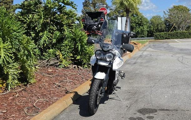 2018 Triumph Tiger 800 XCX Crystal White XRx